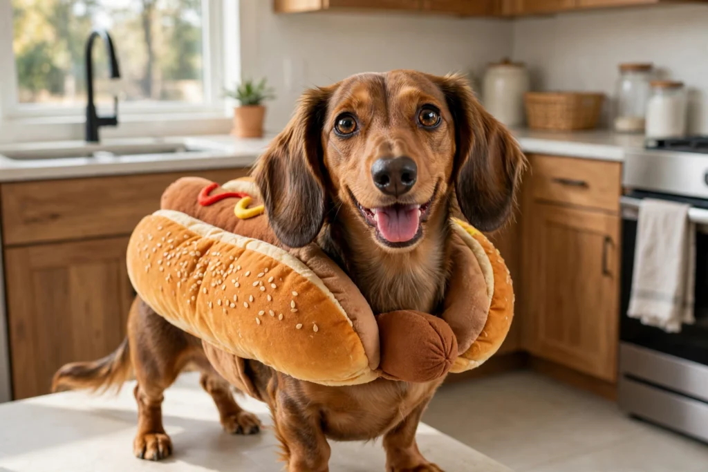 Hot Dog Pet Costume for dog - funny dog costume best dog halloween costumes 2026