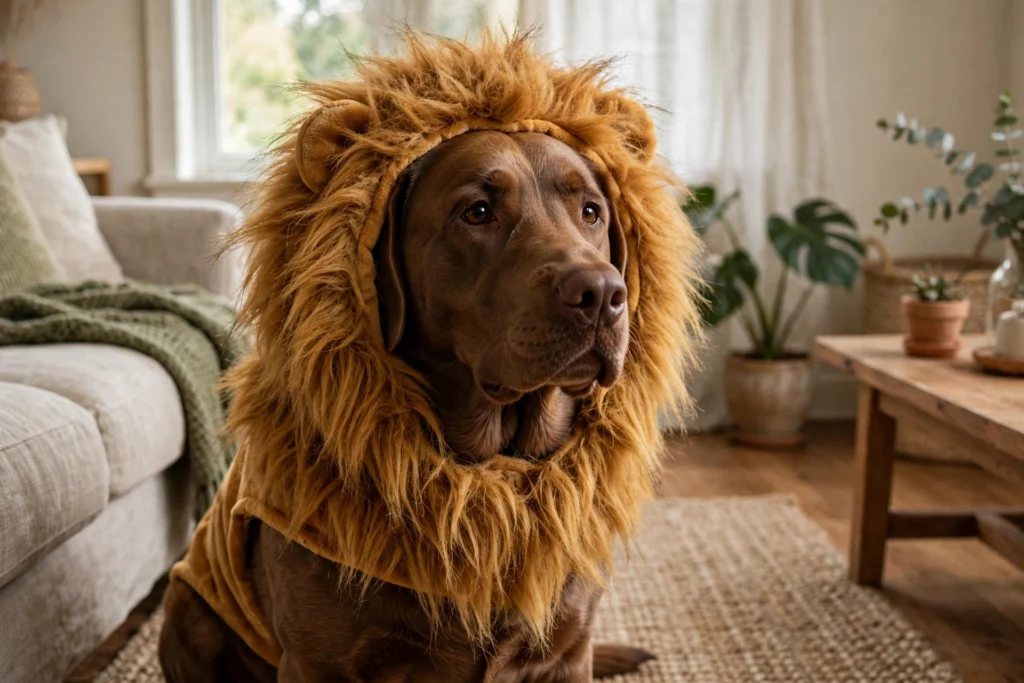 Pet Krewe Lion Mane dog costume for large dogs - best dog halloween costumes 2026